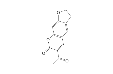 alpha-ACETYL-2,3-DIHYDRO-6-HYDROXY-5-BENZOFURANACRYLIC ACID, delta-LACTONE