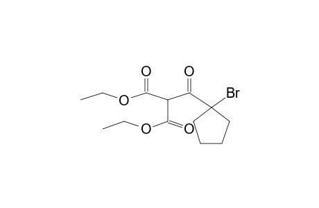 Ethyl-C-(1-bromocyclopentanecarbonyl)-malonate