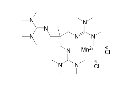 Dichloro{1,1,1-tris(2N-(1,1,3,3-tetramethylguanidino)methyl)ethan}manganese(II)