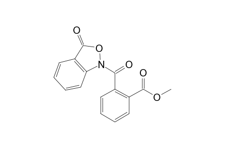 Methyl 2-(3'-oxo-1',3'-dihydro-2',1'-benzisoxazol-1'-ylcarbonyl)benzoate