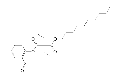 Diethylmalonic acid, decyl 2-formylphenyl ester