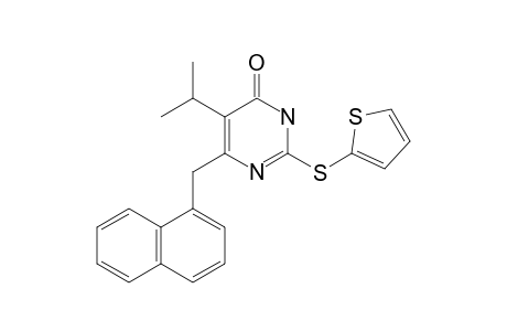 5-ISOPROPYL-6-(1-NAPHTHYLMETHYL)-2-[(THIOPHEN-2-YL)-THIO]-PYRIMIDIN-4(3H)-ONE