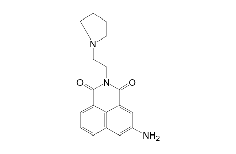 3-amino-N-[2-(1-pyrrolidinyl)ethyl]naphthalimide