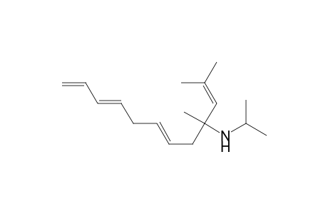 9-N-isopropylamino-9,11-dimethyl-1,3,6,10-dodecantetraene