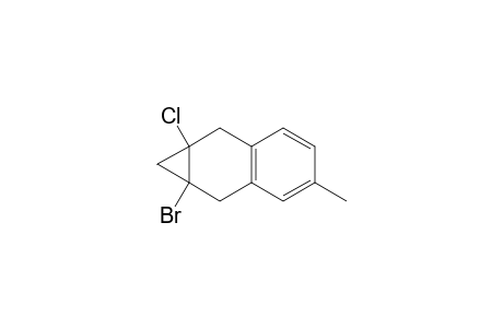 1H-Cyclopropa[b]naphthalene, 1a-bromo-7a-chloro-1a,2,7,7a-tetrahydro-4(or 5)-methyl-