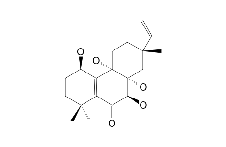 SMARDAESIDIN_G;1-BETA,7-BETA,8-ALPHA,9-ALPHA-TETRAHYDROXY-20-NORISOPIMARA-5-(10),15-DIEN-6-ONE