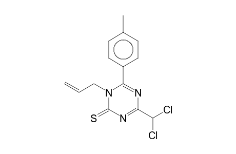 1-Allyl-4-(dichloromethyl)-6-(4-methylphenyl)-1,3,5-triazine-2(1H)-thione