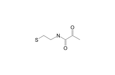 N-(2-Sulfanylethyl)-2-oxopropanamide