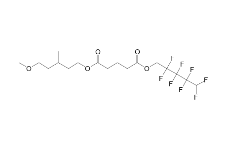 Glutaric acid, 2,2,3,3,4,4,5,5-octafluoropentyl 3-methyl-5-methoxypentyl ester