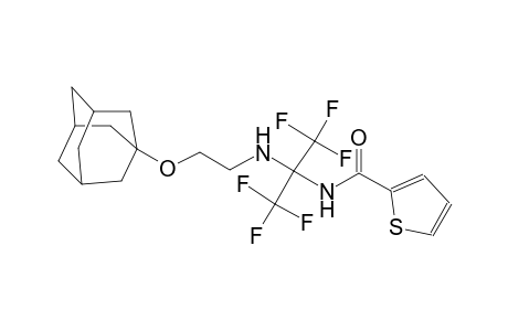 2-thiophenecarboxamide, N-[2,2,2-trifluoro-1-[[2-(tricyclo[3.3.1.1~3,7~]dec-1-yloxy)ethyl]amino]-1-(trifluoromethyl)ethyl]-