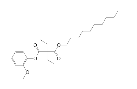 Diethylmalonic acid, 2-methoxyphenyl undecyl ester