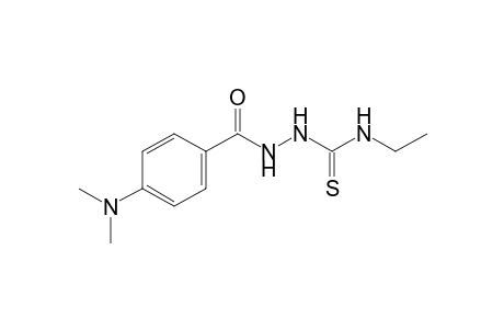 1-[p-(dimethylamino)benzoyl]-4-ethyl-3-thiosemicarbazide