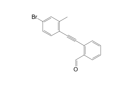 2-((4-bromo-2-methylphenyl)ethynyl)benzaldehyde