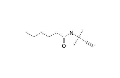 N-(1,1-Dimethylpropynyl)hexanamide