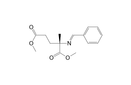 Glutamic acid, 2-methyl-N-(phenylmethylene)-, dimethyl ester