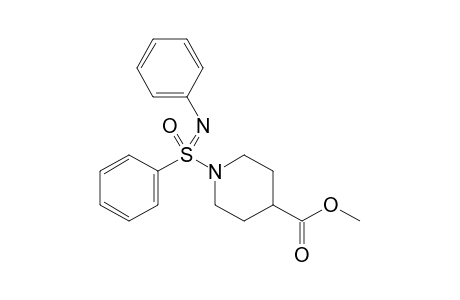 Methyl 1-(N-phenylphenylsulfonimidoyl)piperidine-4-carboxylate