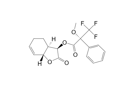 (1R,6R,9R)-9-[ (R)-.alpha.-Methoxy-.alpha.-trifluoromethylphenylacetoxy]-7-oxabicyclo[4.3.0]non-4-en-8-one