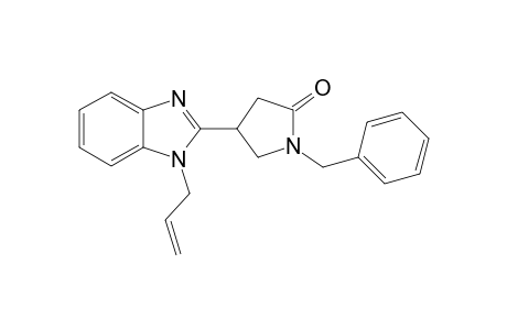 2-Pyrrolidinone, 1-(phenylmethyl)-4-[1-(2-propenyl)-1H-1,3-benzimidazol-2-yl]-