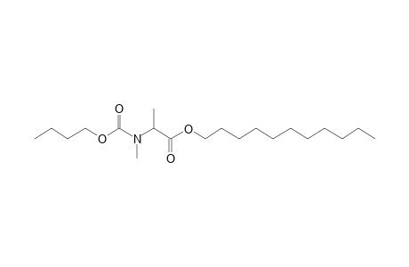 Alanine, N-methyl-N-butoxycarbonyl-, undecyl ester