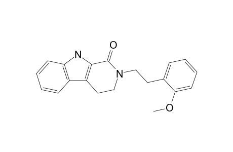 2-[2-(2-Methoxyphenyl)ethyl]-2,3,4,9-tetrahydropyrido[3,4-b]indol-1-one