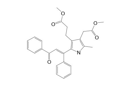 METHYL-4-[(METHOXYCARBONYL)-METHYL]-5-METHYL-2-(3'-OXO-1',3'-DIPHENYLPROP-1'-ENYL-1H-PYRROLE-3-PROPANOATE