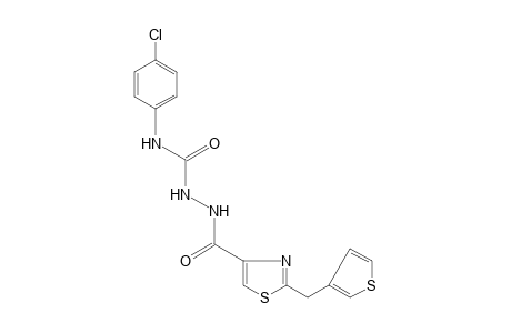 4-(p-chlorophenyl)-1-{[2-(3-thenyl)-4-thiazolyl]carbonyl}semicarbazide