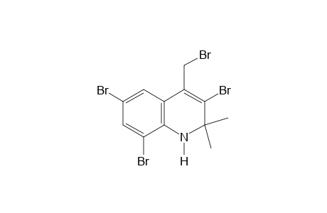 4-(bromomethyl)-1,2-dihydro-2,2-dimethyl-3,6,8-tribromoquinoline