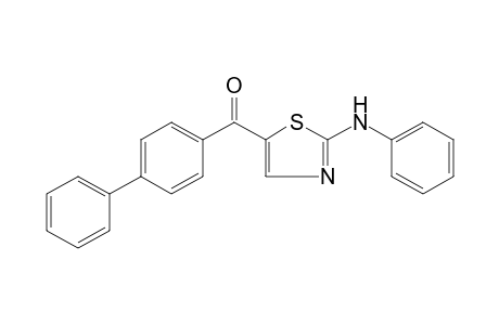 2-ANILINO-5-THIAZOLYL 4-BIPHENYLYL KETONE