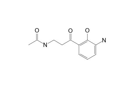 N-[3-(3-amino-2-hydroxy-phenyl)-3-keto-propyl]acetamide