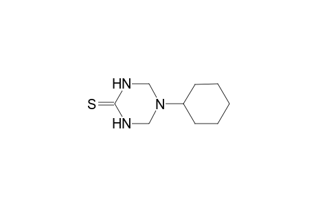 1,3,5-triazine-2(1H)-thione, 5-cyclohexyltetrahydro-