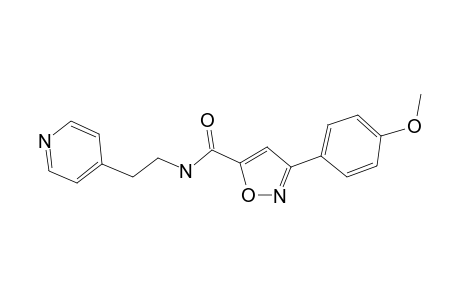 5-isoxazolecarboxamide, 3-(4-methoxyphenyl)-N-[2-(4-pyridinyl)ethyl]-