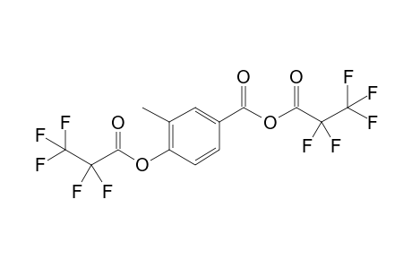 2,2,3,3,3-Pentafluoropropanoic 3-methyl-4-((2,2,3,3,3-pentafluoropropanoyl)oxy)benzoic anhydride