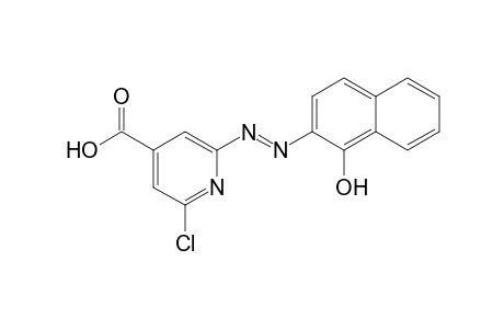 (E)-2-chloro-6-((1-hydroxynaphthalen-2-yl)diazenyl)isonicotinic acid