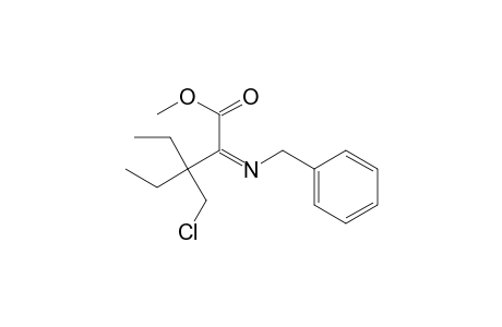 Methyl 2-(N-Benzylimino)-3-(chloromethyl)-3-ethylpentanoate