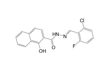 N'-[(E)-(2-chloro-6-fluorophenyl)methylidene]-1-hydroxy-2-naphthohydrazide