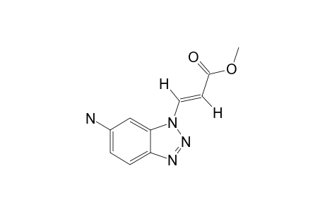 METHYL-(E)-3-[5-AMINOBENZOTRIAZOL-3-YL]-PROPENOATE