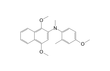 N-(4-Methoxy-2-methylphenyl)-N-methyl-2-amino-1,4-dimethoxynaphthalene