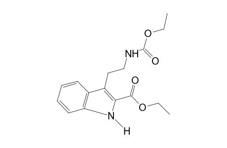3-[2-(carboxyamino)ethyl]indole-2-carboxlic acid, diethyl ester