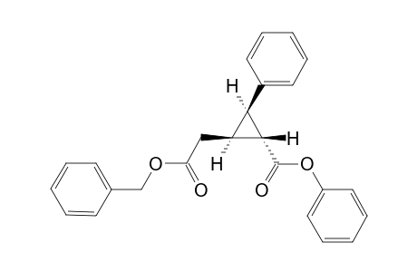 Trans-(+-)-phenyl-2-[2-benzyloxy)-2-oxoethyl)-3-phenyl-1-cyclopropanecarboxylate