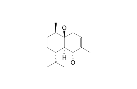 (-)-(1R,5R,6R,7S,10R)-CADINAN-3-ENE-1,5-DIOL