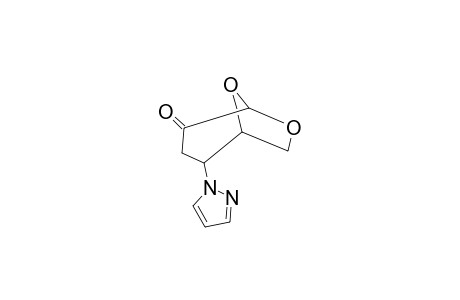 2-(1-Pyrazolyl)-6,8-dioxabicyclo[3.2.1]octan-4-one