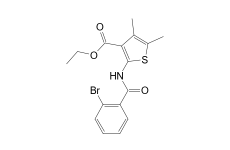 Ethyl 2-[(2-bromobenzoyl)amino]-4,5-dimethyl-3-thiophenecarboxylate