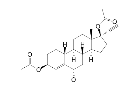 17-ALPHA-ETHYNYL-ESTR-4-EN-3-BETA,17-BETA-DIACETOXY-6-ALPHA-OL