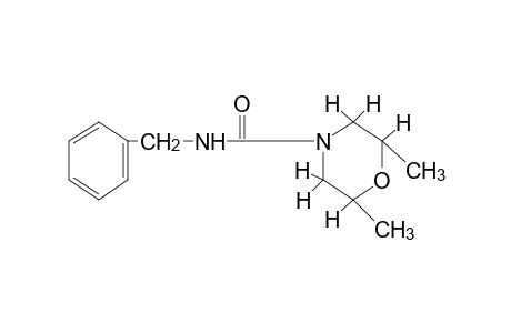 N-benzyl-2,6-dimethyl-4-morpholinecarboxamide