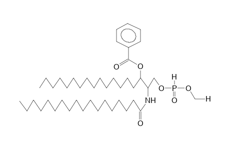 3-Benzoyl-2-stearoyl-rac-sfinganin-1-(methyl)-H-phosphonate