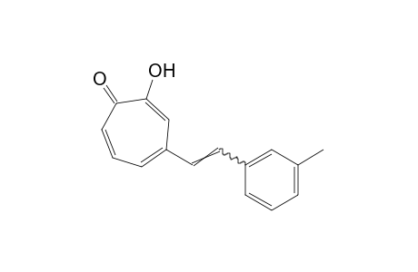 2-hydroxy-4-(m-methylstyryl)-2,4,6-cycloheptatrien-1-one