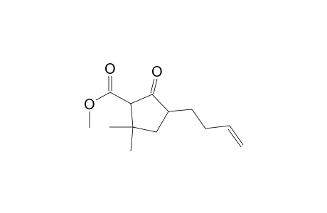 3-(3-Butenyl)-5,5-dimethyl-2-oxa-cyclopentanecarboxylic acid, methyl ester
