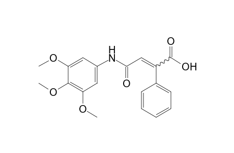 2-Phenyl-3-[(3,4,5-trimethoxyphenyl)carbamoyl]acrylic acid