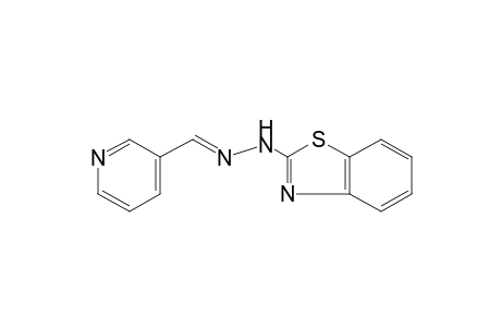 nicotinaldehyde, (2-benzothiazolyl)hydrazone