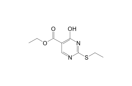 2-(ethylthio)-4-hydroxy-5-pyrimidinecarboxylic acid, ethyl ester